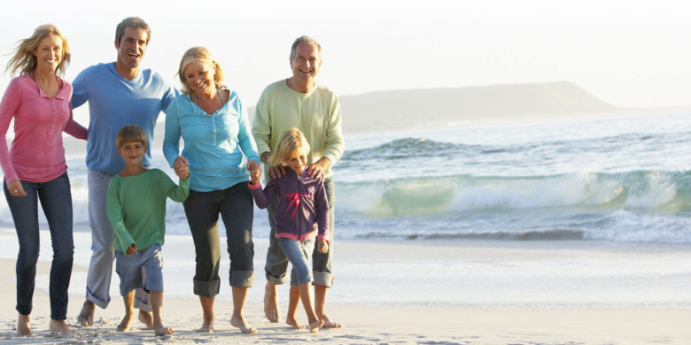 family enjoying their life insurance benefits