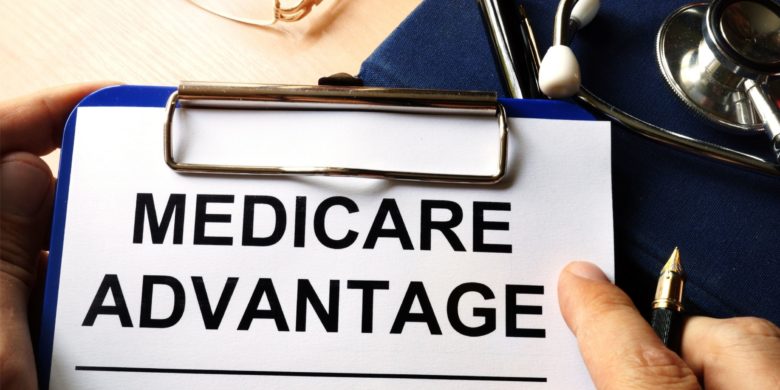 Medicare Advantage plan next to stethoscope